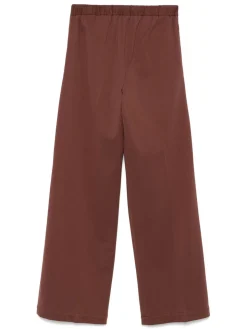 Pantaloni sportivi in â€‹â€‹cotone marrone