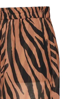 Pantaloni stampati a gamba larga wiley