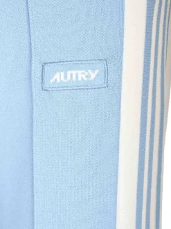 Pantaloni viscosi azzurri