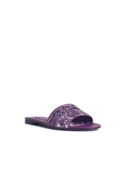 Pantofola con ricamo majolica