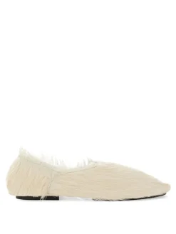 Pantofole basse in pelle