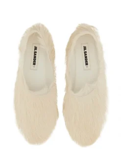 Pantofole basse in pelle