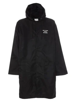Parka con slogan