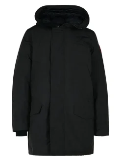 Parka Langford in misto poliestere nero