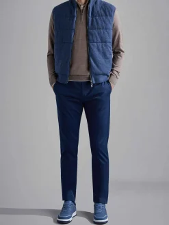Paul & Shark Gilet Uomo Bluette Con Zip
