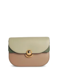 Piccola borsa a traversa in pelle multicolore
