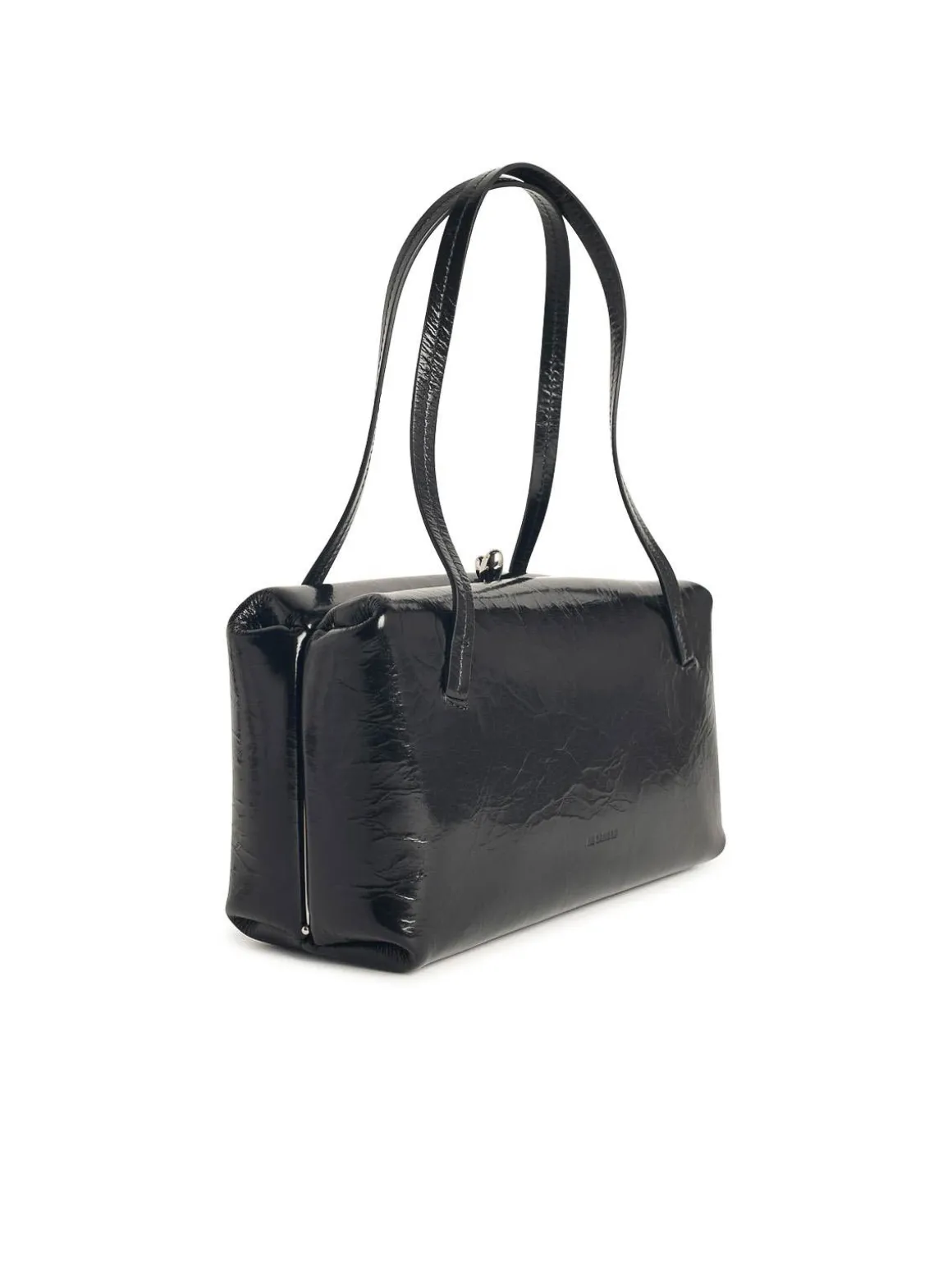 Piccola borsa in pelle nera