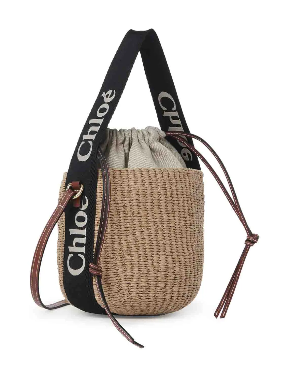 Piccolo cestino in fibre naturali