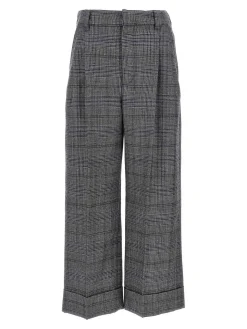 Pied de Poule lana pantaloni