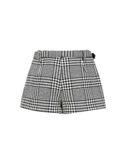 Pied-de-poule Skort