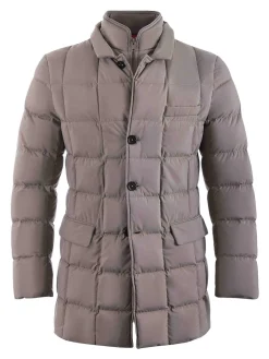 piumino in Nylon trapuntato lungo