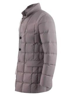 piumino in Nylon trapuntato lungo