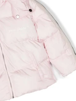 Piumino jkt con logo track con cappuccio