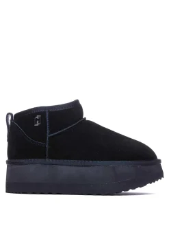 Platform Suede Bootie