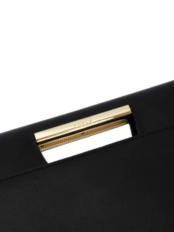 Pochette A Mano Nera In Pelle