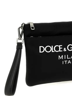 Pochette con stampa logo