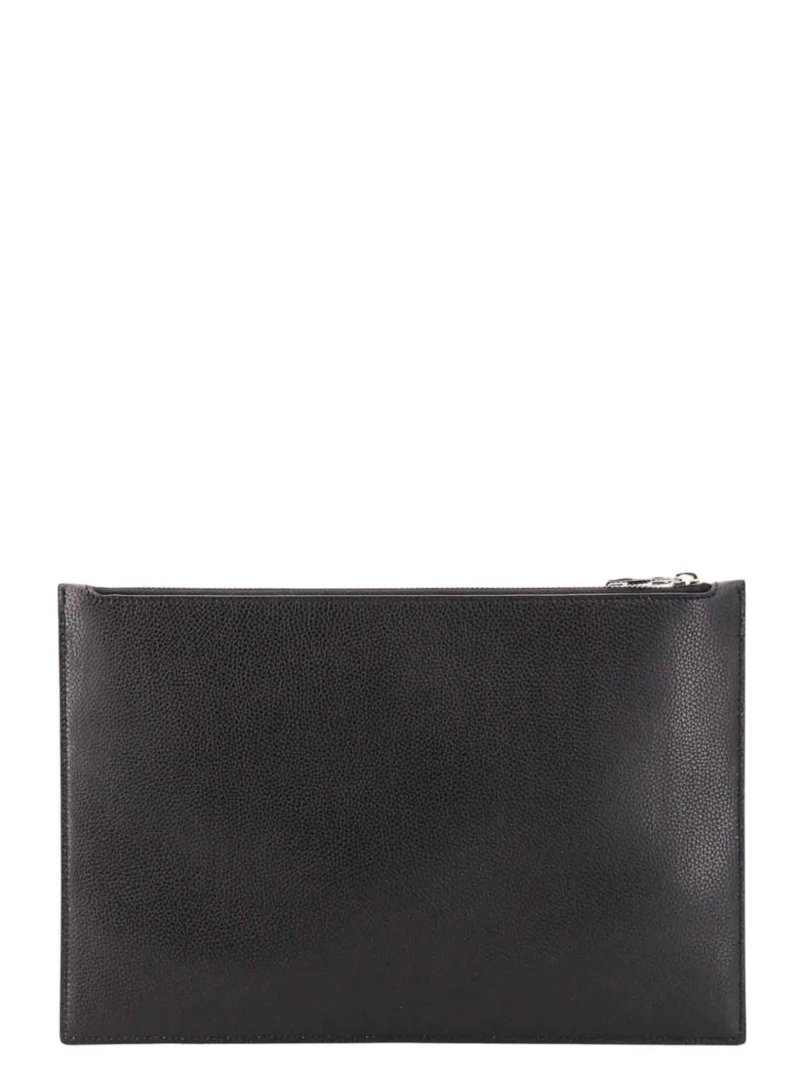 Pochette in pelle con logo mcqueen graffiti