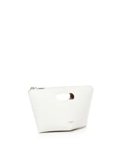 Pochette in pelle piegata