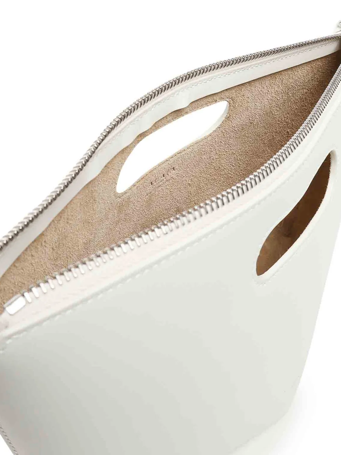 Pochette in pelle piegata