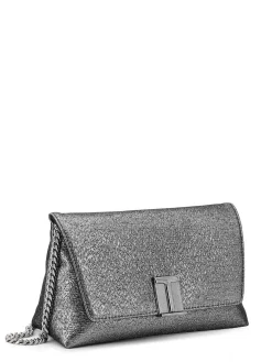 Pochette Laminata Con Tracolla A Catena