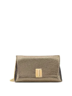 Pochette Laminata Con Tracolla A Catena