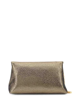 Pochette Laminata Con Tracolla A Catena
