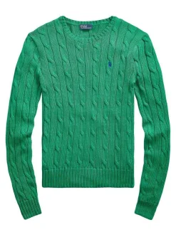 Polo a equipaggio verde