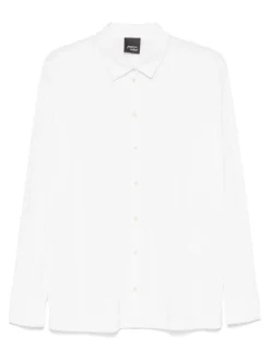 Polo bianco con bottoni
