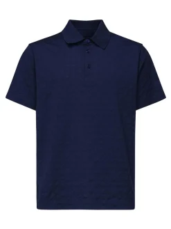 Polo con logo ricamato