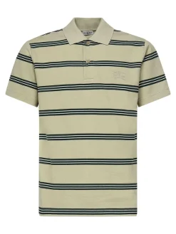 Polo di cotone a strisce