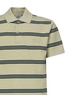 Polo di cotone a strisce