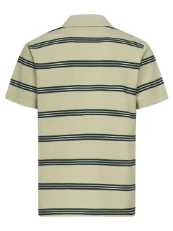 Polo di cotone a strisce
