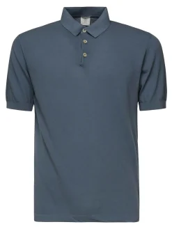 Polo di cotone con bottoni