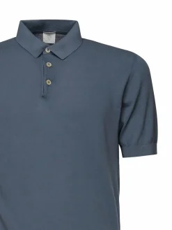 Polo di cotone con bottoni