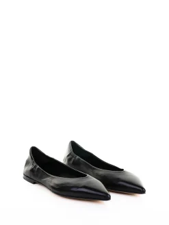 Pomme Dor Ballerina Nera In Pelle