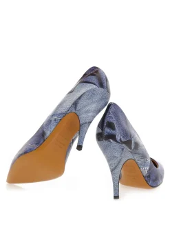 Pompa in denim Patchwork Heritage