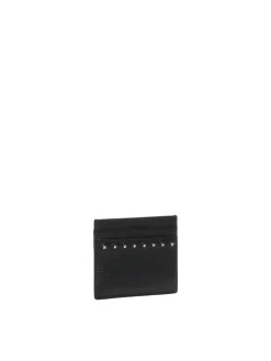 Porta carte Rockstud in pelle di vitello?