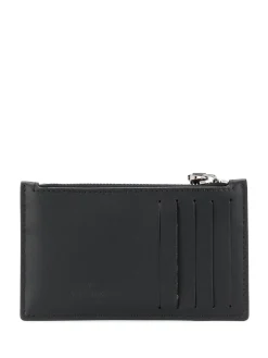 Portacarte con cerniera con stampa logo Vltn