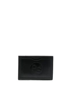 portacarte in pelle con logo impresso