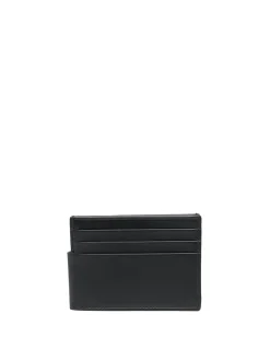 Portacarte in pelle con logo