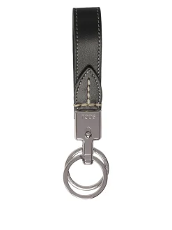 Portachiavi in pelle con logo
