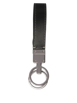 Portachiavi in pelle con logo