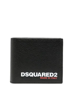 Portafoglio bifold con logo impresso