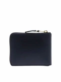 Portafoglio Classic Leather blu navy
