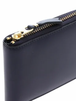 Portafoglio Classic Leather blu navy