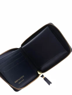 Portafoglio Classic Leather blu navy