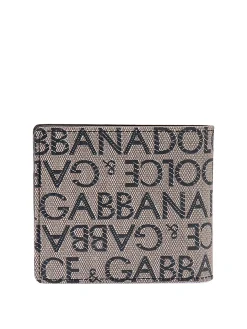 Portafoglio in canvas spalmato con logo