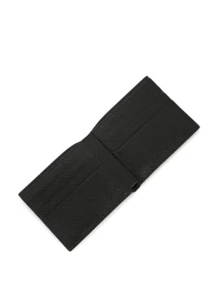 Portafoglio in pelle bottalata e logo