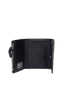 Portafoglio in pelle colore nero