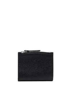 Portafoglio in pelle con logo